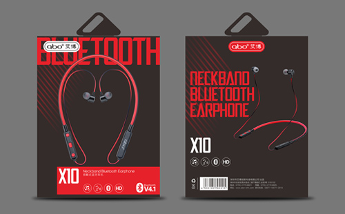 abo艾博藍牙耳機包裝設計