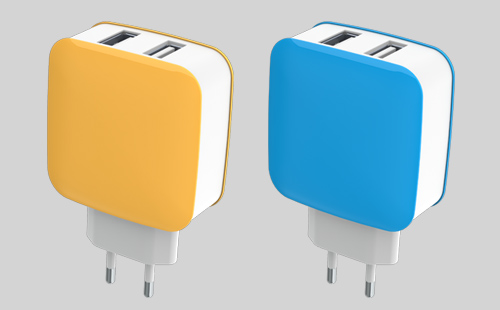 USB充電器效果圖渲染