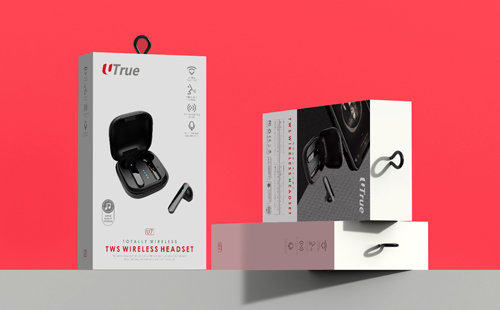 藍(lán)牙耳機(jī)包裝設(shè)計(jì)