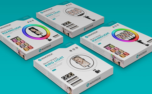 補(bǔ)光燈包裝設(shè)計(jì), RING LIGHT packaging design